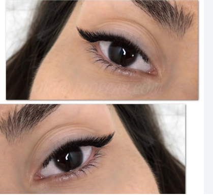 اکستنشن مژه خط چشمی 