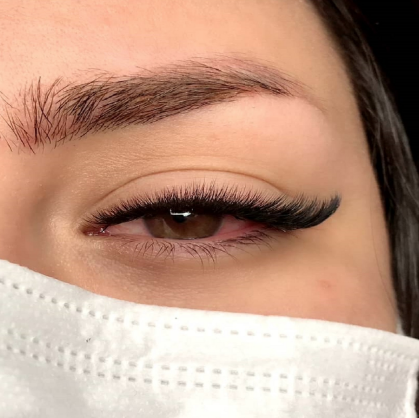 اکستنشن مژه خط چشمی 